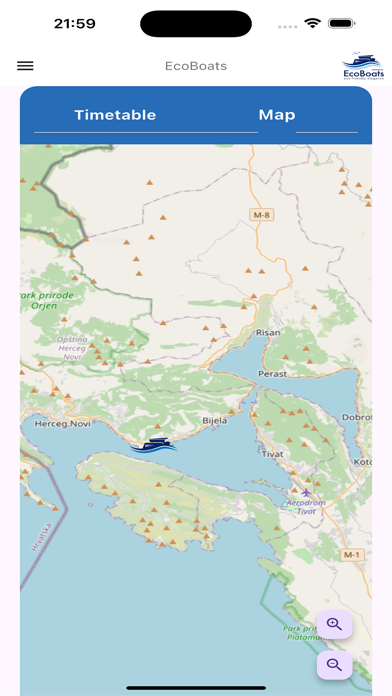 EcoBoats aplikacija - ekran iz App Store prikaza